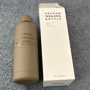 Vacuum Insulated Bottle - Brown